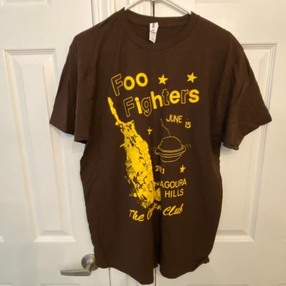 Foo Fighters Shirts Foo Fighters 22 Agoura Hills Canyon Club Sz